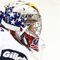 MALMO, SWEDEN - DECEMBER 26: USA's #32 Jon Gillies looks on in warmup prior to facing Czech Republic during preliminary round action at the 2014 IIHF World Junior Championship. (Photo by Francois Laplante/HHOF-IIHF Images)